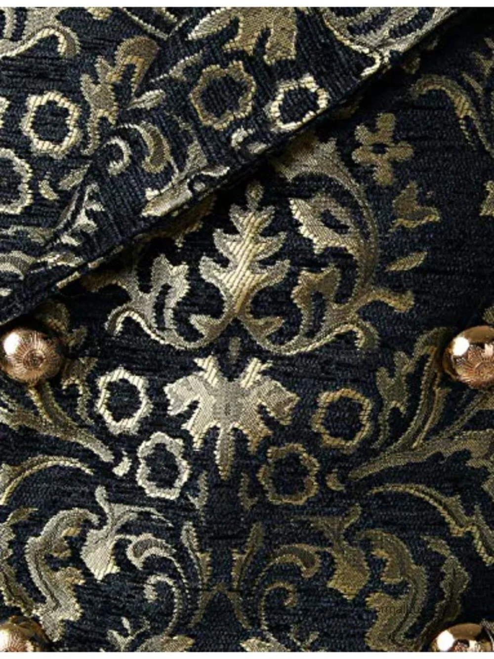 Gothic Steampunk Double Breasted Vest for Men
